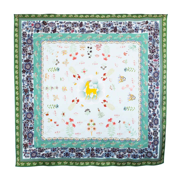 “鹿女传奇”90厘米方巾